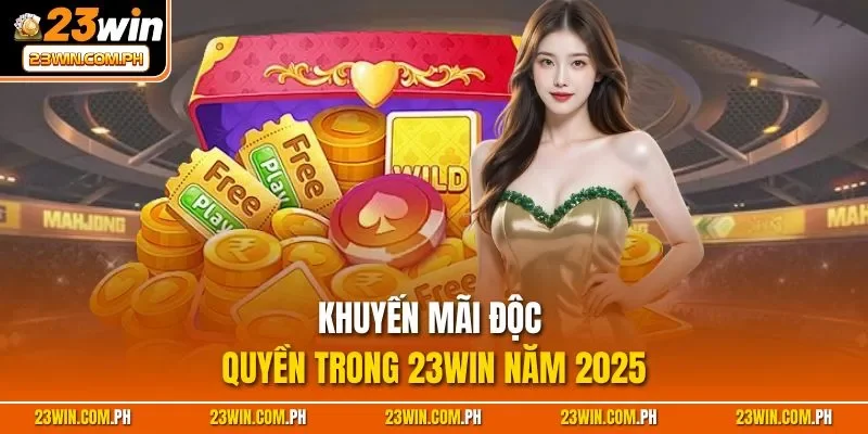Khuyến mãi độc quyền trong 23WIN năm 2025